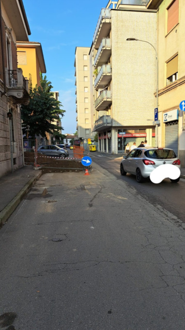 Fognatura tra via Milano e via Garibaldi a Rho