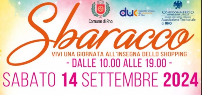 Nel centro di Rho si fa shopping con lo Sbaracco