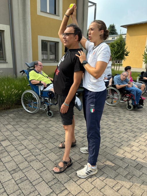L’azzurra Sara Jemai coach per un giorno con i ragazzi della Rsd Padre Crespi