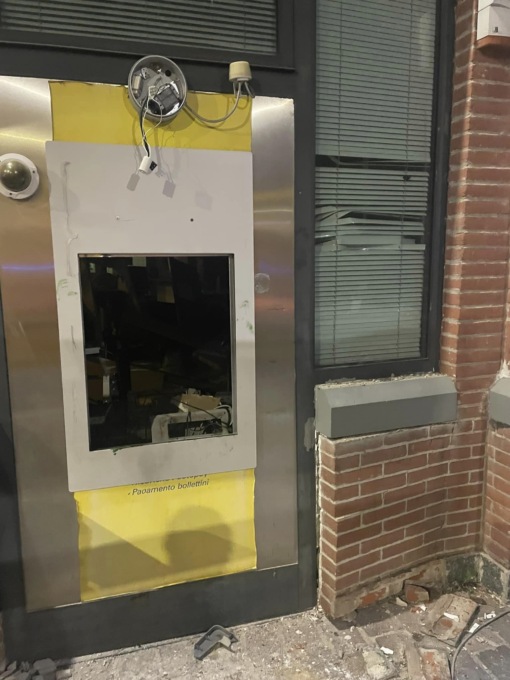 Dopo l’assalto al Postamat di Gudo, Ufficio Postale chiuso per lavori