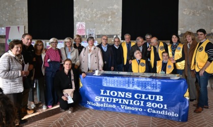 Il Lions club Maggiolini tra visita alla Palazzina di Caccia e service al Villaggio della salute