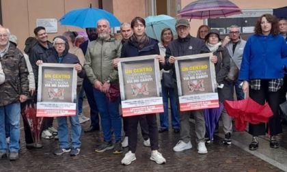 Commercianti in protesta per la riqualificazione del centro storico di Arese