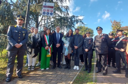 Inaugurato a Senago il parco dedicato a Giulia e Thiago Tramontano