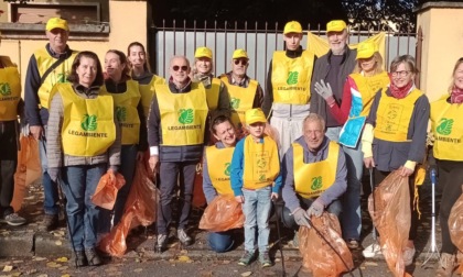 Legambiente ha pulito parchi giardini e piste ciclabili