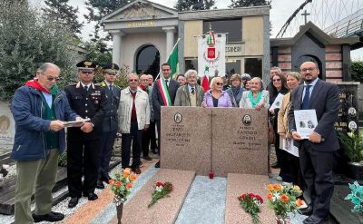 Ricordati i partigiani Grassi e Balzarotti uccisi dai fascisti nella lotta della Resistenza del 1944
