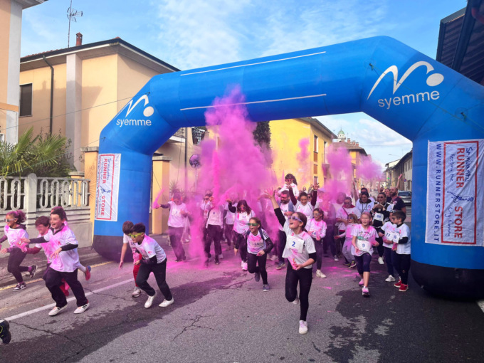 Successo a Robecco per la Pink Color Run a sostegno dei pazienti oncologici