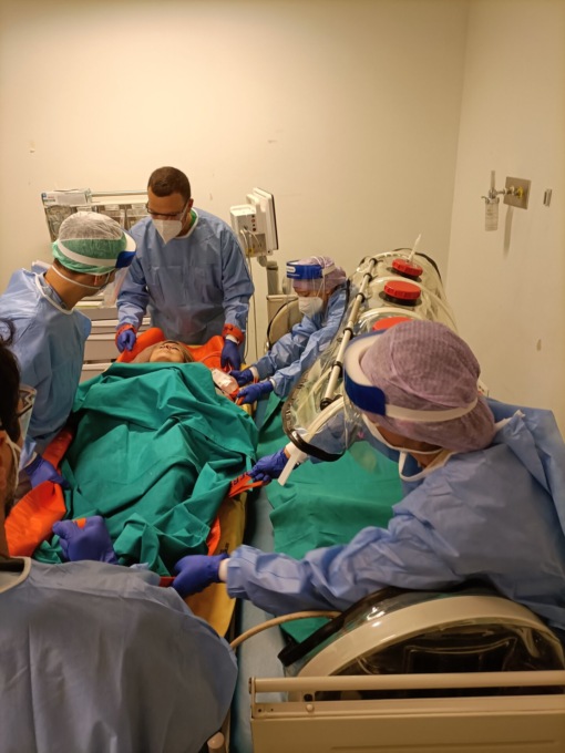 Emergenza pandemia all'ospedale, ma è solo un'esercitazione
