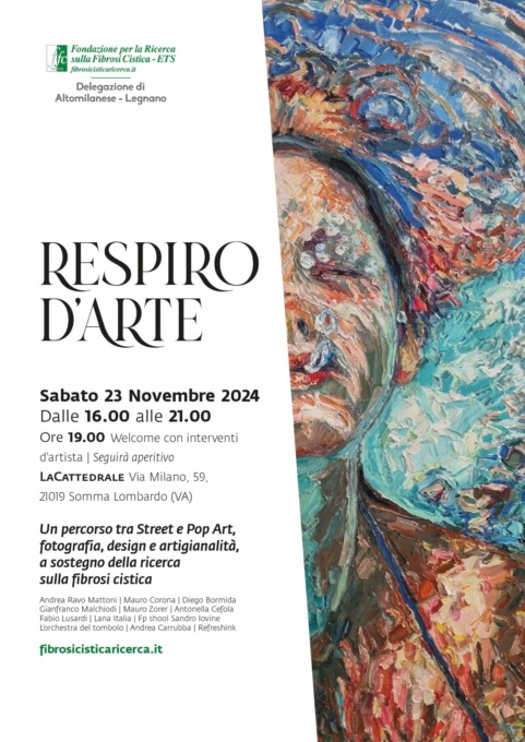 "Respiro d’arte", un successo per la fibrosi cistica