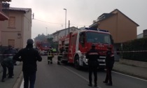 Incendio in una palazzina: intervengono i Vigili del fuoco