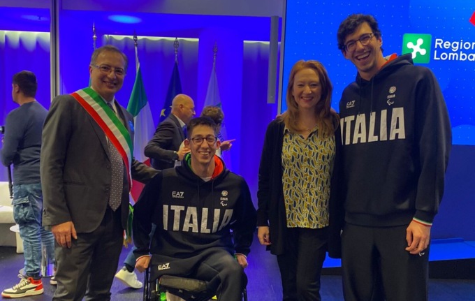 Ennesimo riconoscimento per i super campioni del nuoto paralimpico abbiatensi