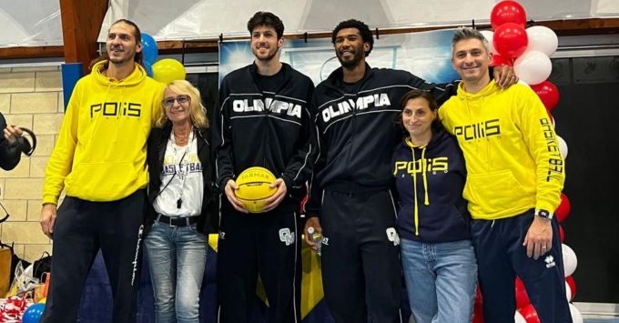 Polis Senago, visita speciale da parte dei campioni dell’Olimpia Milano
