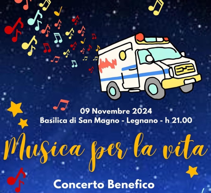 A Legnano: concerto benefico “Musica per la vita”