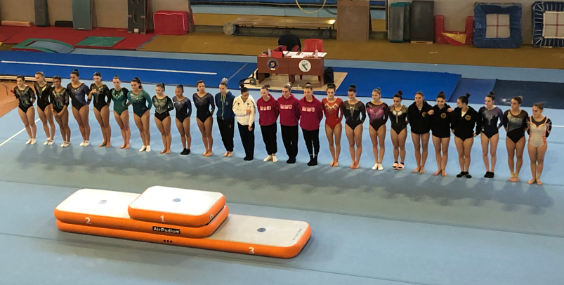 Ginnastica Perseverant  premiazione ginnaste Gold J-S