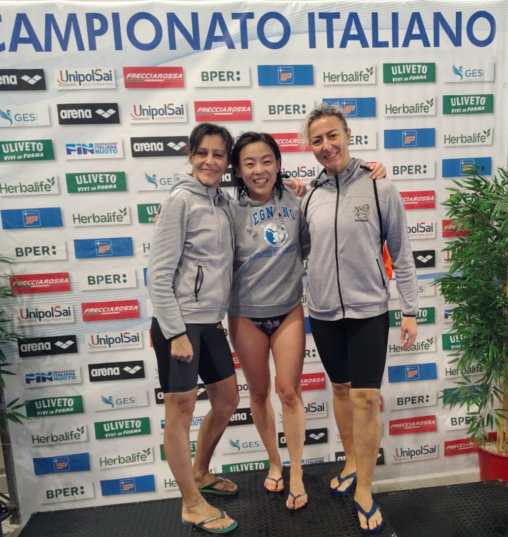 Campionati Italiani Master Torino_Silvia Brusegan, Yunfei Zhang, Laura Cerea Grandi risultati per l’ASD Nuotatori del Carroccio alla seconda edizione dei Campionati Italiani Invernali Master in vasca corta