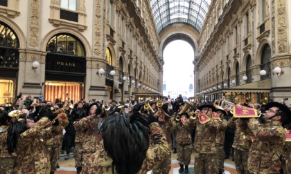 Udienza privata per i Bersaglieri di Abbiategrasso da Monsignor Delpini