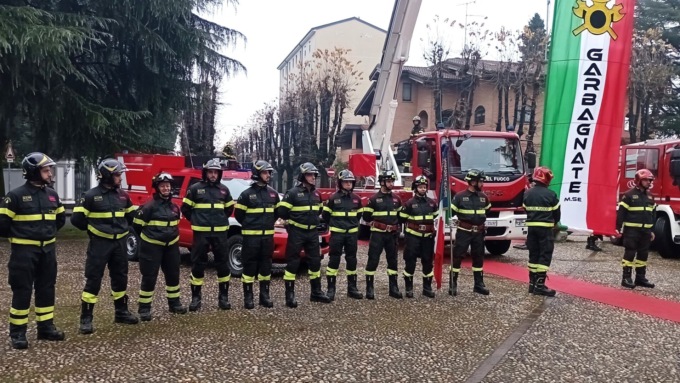 I vigili del fuoco festeggiano Santa Barbara
