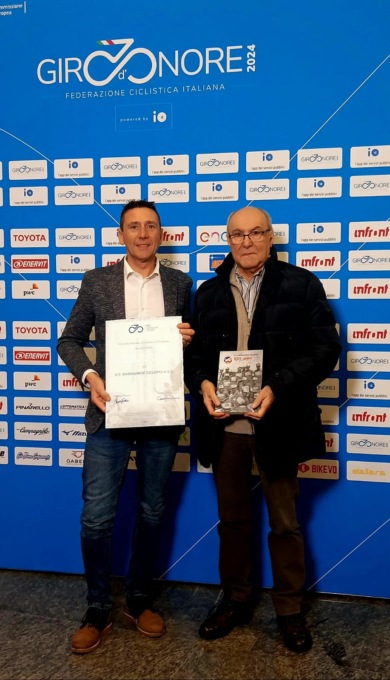 All'Us Dairaghese la Benemerenza d'oro al merito del ciclismo