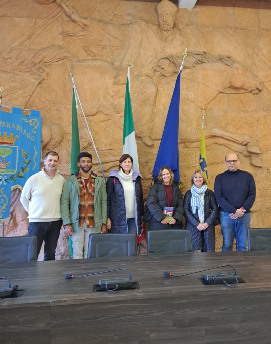 Una delegazione di insegnanti spagnoli in visita al municipio di Parabiago