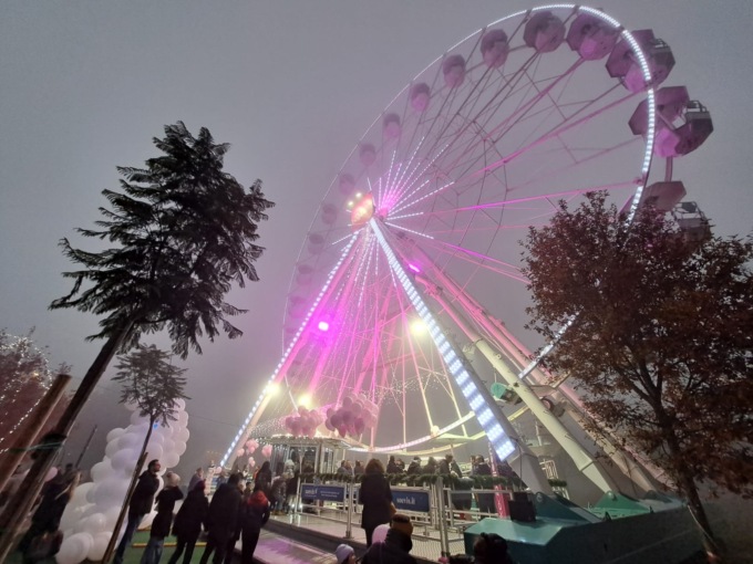 Inaugurata la nuova ruota panoramica di Legnano