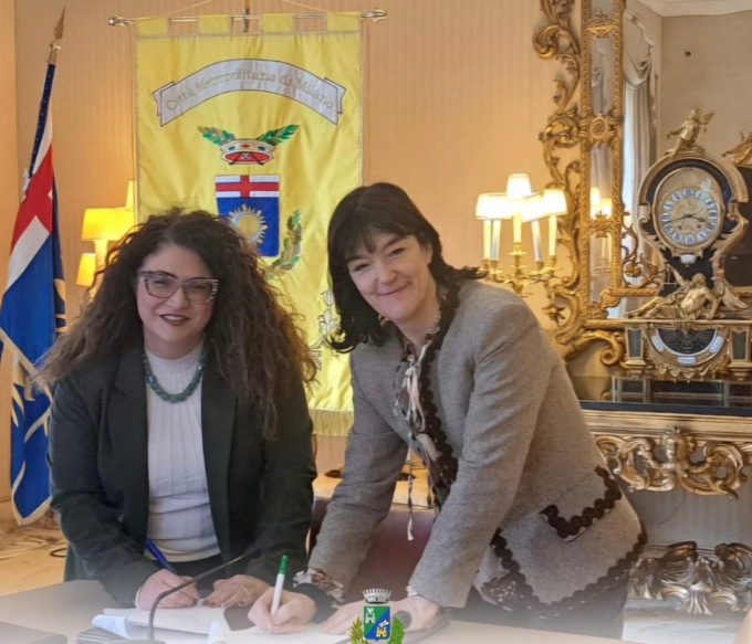 Vermezzo: passerella ciclopedonale  sul Naviglio
