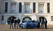 Una nuova auto elettrica al Posto di Polizia dell'Ospedale Niguarda