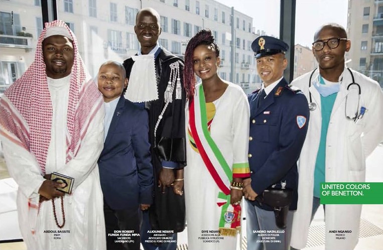 Corbetta Papa Alioune Mbenda Ndiaye testimonial di Oliviero Toscani 2 ok