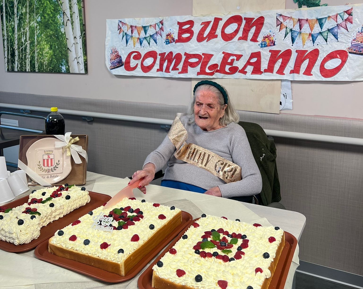 Elda Fratino compie 100 anni Bollate