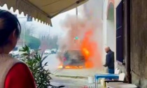 Auto in fiamme a Pontenuovo, l'incendio causa danni a un'abitazione