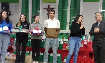 Tombola e premiazione presepi. 1° premio alla famiglia Monticelli