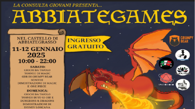 Nel fine settimana la seconda edizione di Abbiategames