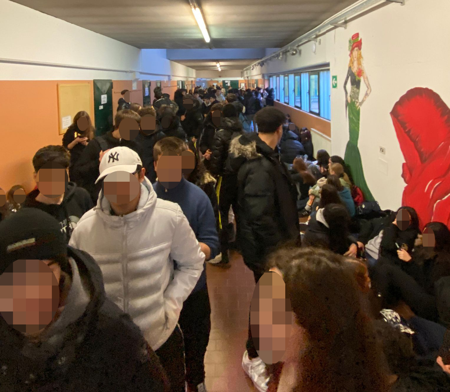 inveruno-sit-in per riscaldamento istituto marcora bis