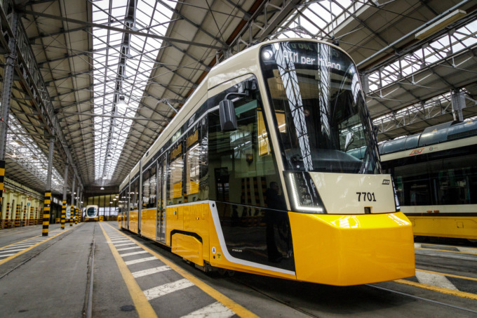 Atm ha presentato i nuovi tram di Milano