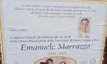 I funerali di Emanuele: "Facciamo qualcosa in suo nome"