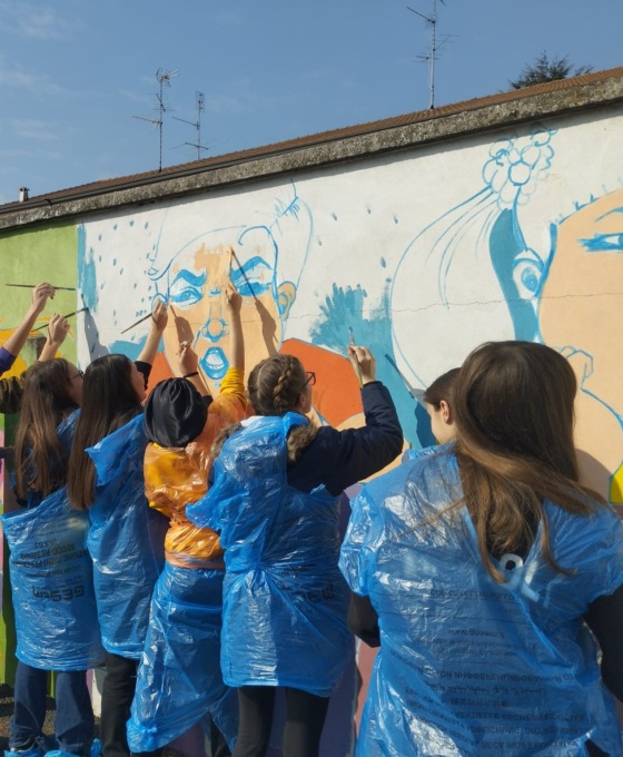 Arte partecipata per gli studenti di Pregnana