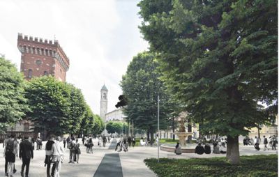 Sosta vietata per due mesi nel posteggio davanti al passo carraio del Quic in piazza Visconti
