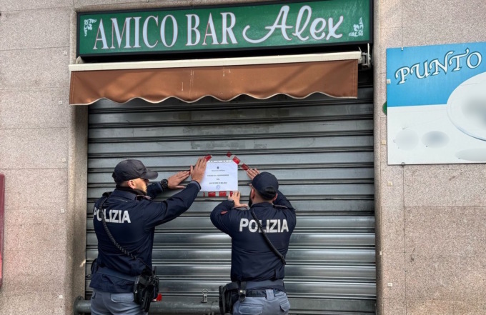 Spaccio di droga e clienti con precedenti: chiuso per dieci giorni l'”Amico bar Alex”