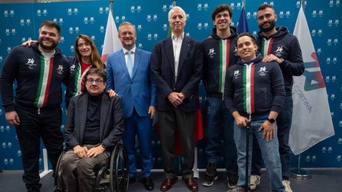 Simone Barlaam fra gli ambassador di Milano Cortina 2026