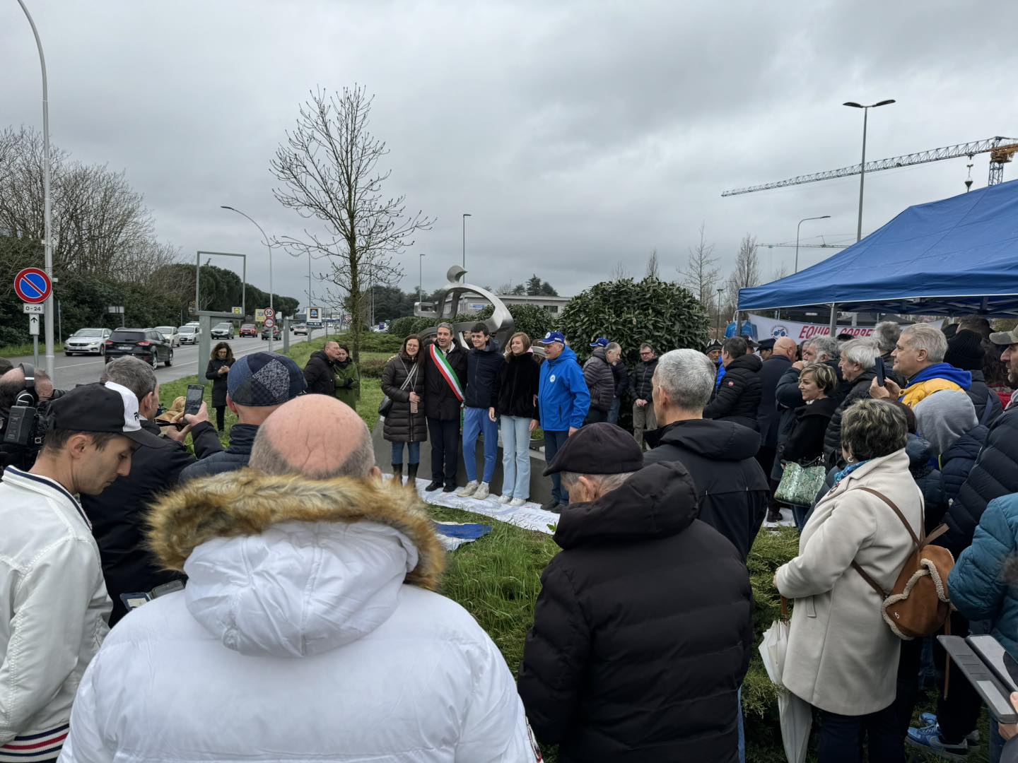 Corbetta inaugurazione Monumento al ciclismo Equipe corbettese 12