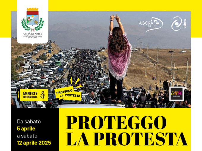Una mostra di Amnesty international per proteggere il diritto alla protesta