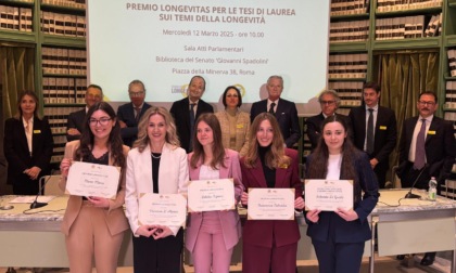 Anche una studentessa di Magenta ha ricevuto il Premio Longevitas al Senato