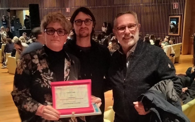 Gli studenti della media Montalcini premiati ad “Amici per la pelle”