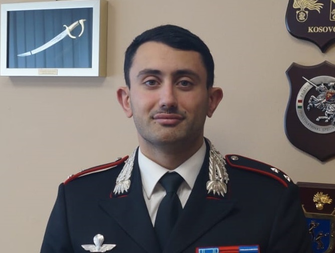 Il Tenente Michele Bisbano alla guida del Nucleo Operativo e Radiomobile