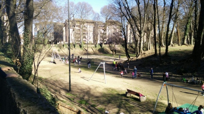 Lavori di consolidamento della cinta del Parco della Repubblica