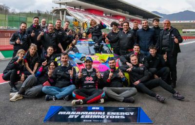 Il pilota rhodense Sabino De Castro sul podio del Mugello