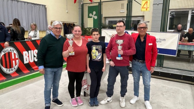 Tatiana e Simone si aggiudicano il torneo di bocce del Milan club