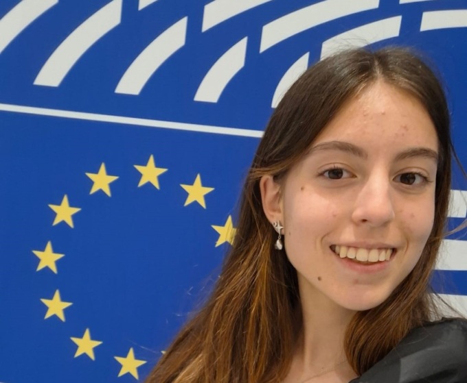 Margherita Cucchetti al Parlamento europeo con il Comitato 3 ottobre