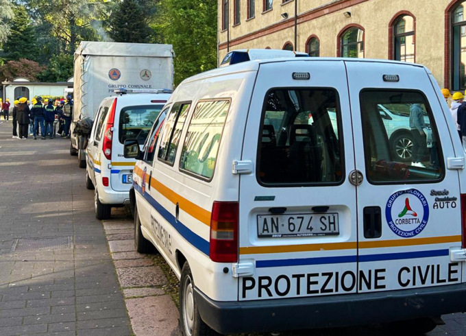 Protezione Civile, i volontari sbarcano al Quasimodo per un’esercitazione
