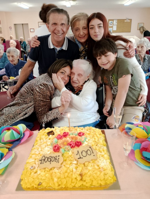 Casa Famiglia in festa per i cento anni di Ersilia Garzoni