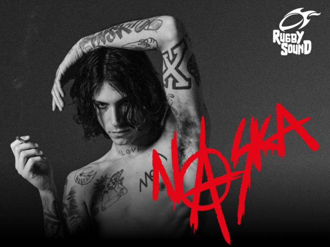 Naska sul palco del Rugby sound festival