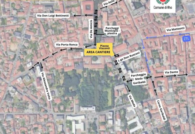 Da oggi cambio di viabilità: non si raggiunge più via Meda da via De Amicis